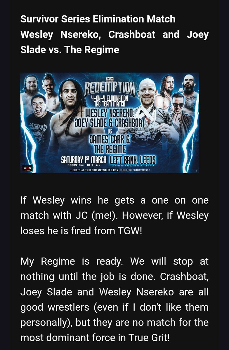 Sash (@cashmoneysash) on Twitter photo Another great issue of the <a href="/TrueGritWrestle/">True Grit Wrestling</a> newsletter.
For tickets: truegritwrestling.com/eventsall/upco…
#theregime #sashiscash #prowrestling Another great issue of the <a href="/TrueGritWrestle/">True Grit Wrestling</a> newsletter.
For tickets: truegritwrestling.com/eventsall/upco…
#theregime #sashiscash #prowrestling