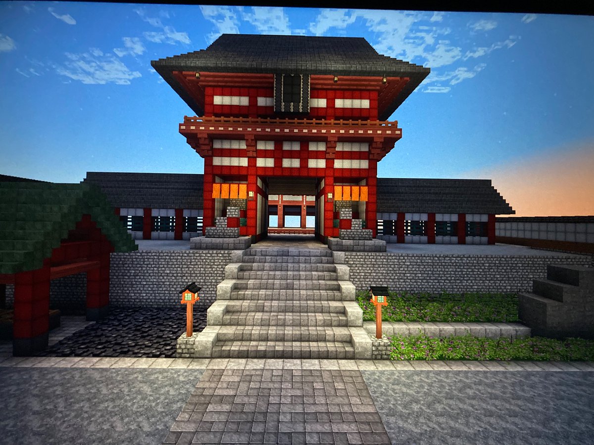 creatoryuriu's tweet photo. 伏見稲荷大社-桜門-(模造)
#minecraft建築コミュ
#マイクラ建築
#和風建築 https://t.co/GBSoATZ80P