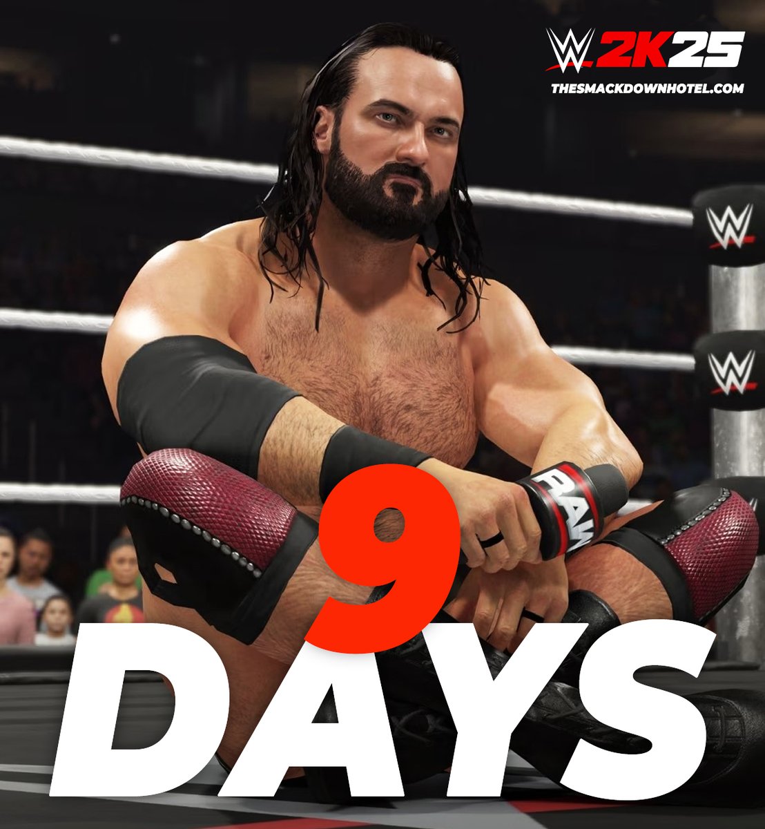 TheSDHotel's tweet image. We're in the single digits now! Just 9 Days left!

🗓️-9 Early Access 
🗓️-16 Standard Edition

#WWE2K25