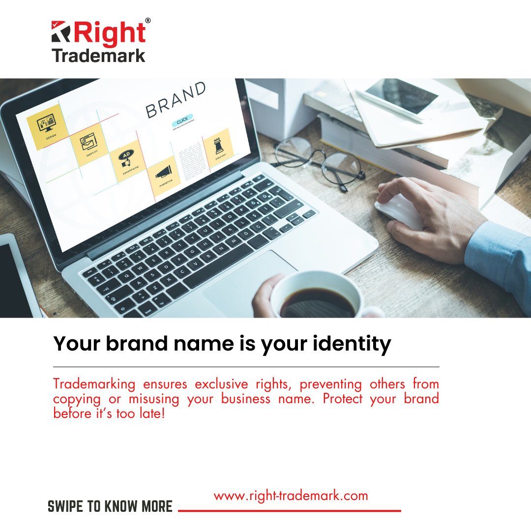 RightTrademark's tweet image. Your business name is your biggest asset—so why leave it unprotected? Without a registered trademark, your brand is vulnerable to copycats, legal disputes, and even forced rebranding! 

 #TrademarkServices #BusinessLaw #UAECompanies
