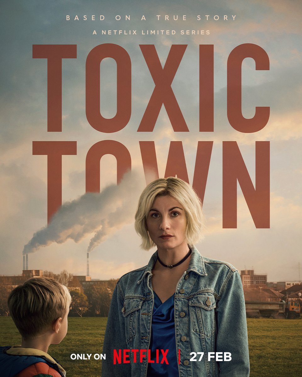 TOXIC TOWN premieres in 12 hours.

Starring Jodie Whittaker, Aimee Lou Wood and Claudia Jessie.