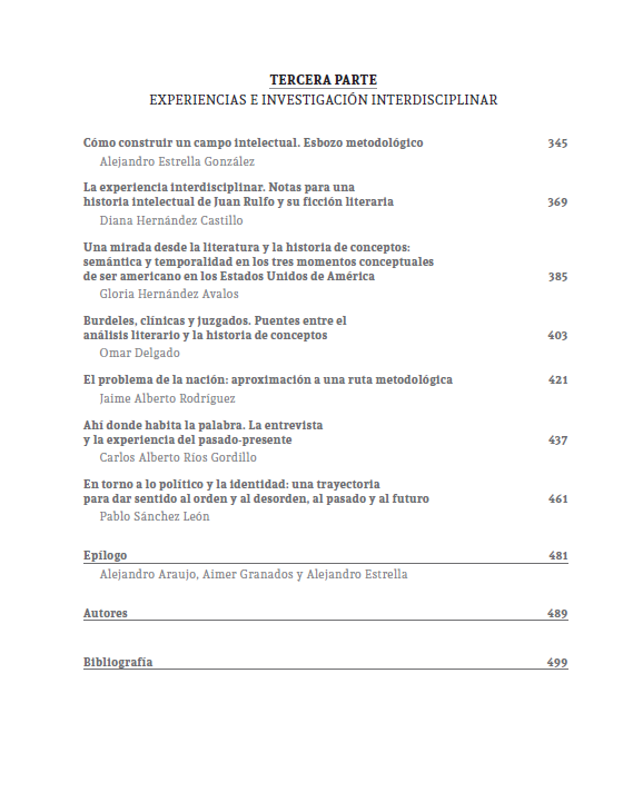 RodrigoMorenoGu's tweet photo. Muy completa #NovedadEditorial sobre historia intelectual (escuelas, corrientes, enfoques, categorías, herramientas...):
Metodología y prácticas para la historia intelectual,
ed. Tena, Rodríguez y Arango (Bogotá, UPN/UA/UN, 2024)
Libre descarga 👉https://t.co/MsyP0KRCRK https://t.co/3Rlg8bSgY7