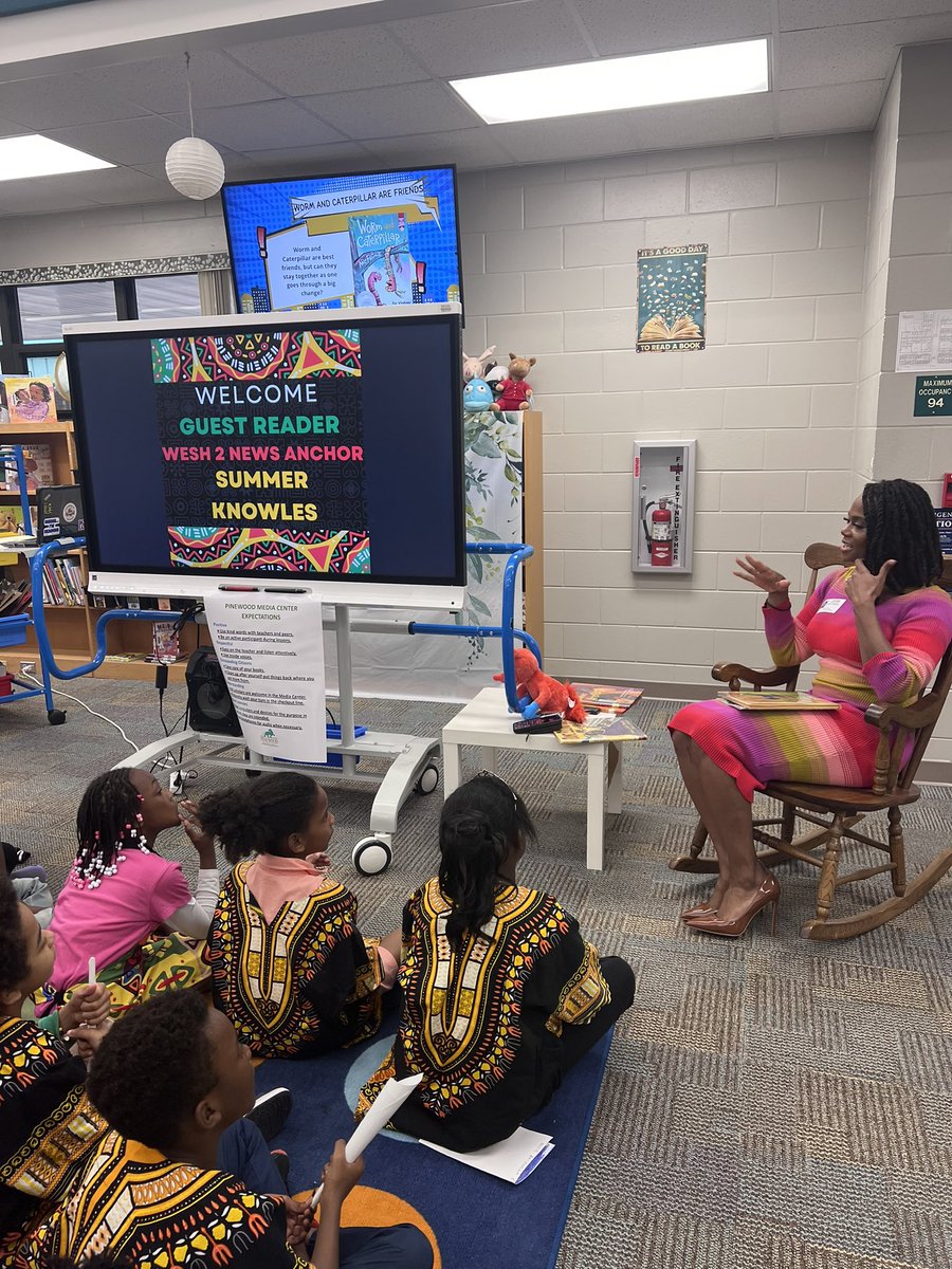 Thank you to <a href="/WESH2SummerK/">Summer Knowles</a> for reading to our kids in honor of Black History Month! 

Your storytelling told the legacy of Zora Neale Hurston, inspiring our kids with her words and wisdom.
We appreciate you for celebrating Black history in such a meaningful way!
<a href="/Pinewood_OCPS/">Pinewood_OCPS</a>