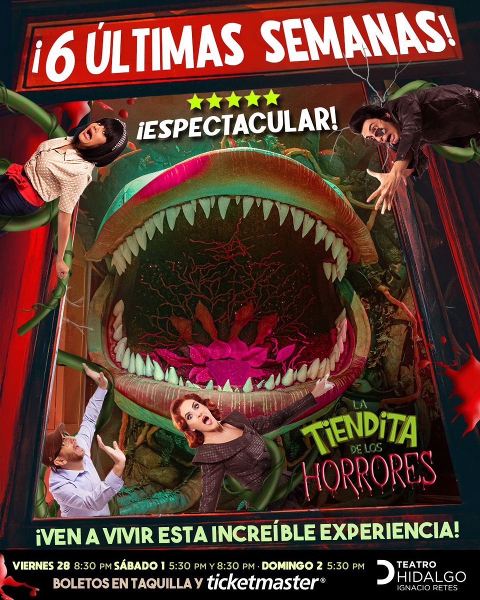 Los espero en el teatro Hidalgo!!!
¿¿Quien no ha podido ir?!? Cuéntame por qué y resolvemos esa situación 😉