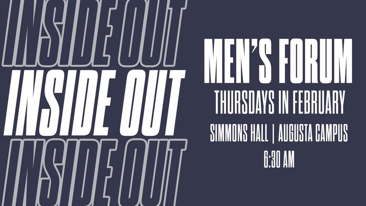 David H. McKinley (@pastordhm) on Twitter photo At this hour tomorrow you’ll have missed our last Men’s Forum in the #InsideOut series and a great breakfast too😳
Set an alarm ⏰now and plan to join us in Simmons Hall <a href="/WarrenChurch_/">Warren Church</a> Augusta Campus 6:30 am. I’m back and ready to go tomorrow AM🌞 At this hour tomorrow you’ll have missed our last Men’s Forum in the #InsideOut series and a great breakfast too😳
Set an alarm ⏰now and plan to join us in Simmons Hall <a href="/WarrenChurch_/">Warren Church</a> Augusta Campus 6:30 am. I’m back and ready to go tomorrow AM🌞