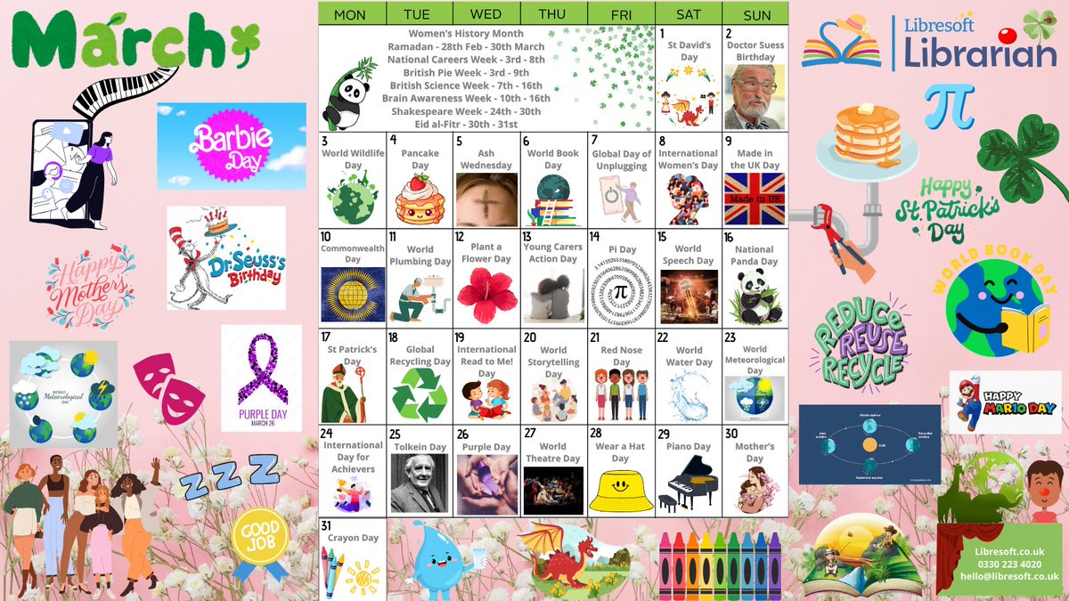 Check out the many events happening through #March through our Libresoft calendar now!