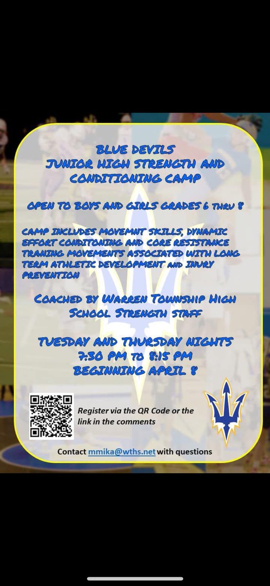 Great spring opportunity for those that schedules slow down a bit before summer ball!