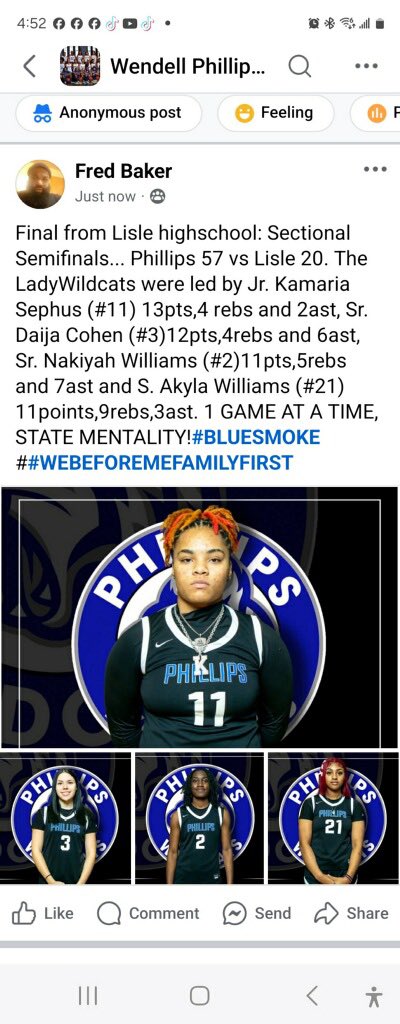 Wendell Phillips Girls Basketball (@wildcatsgirlsbb) on Twitter photo 