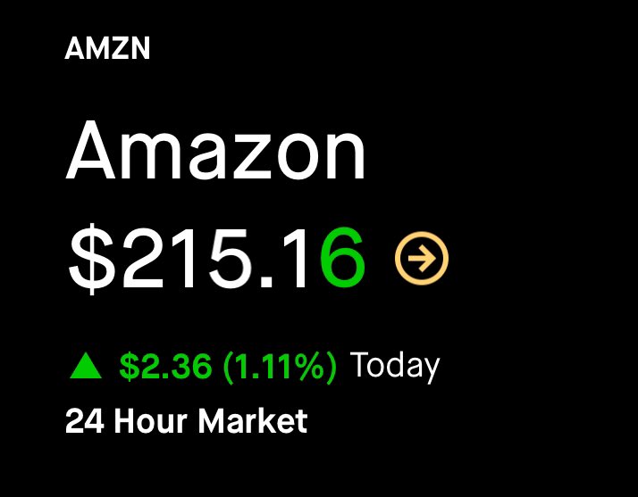 paid for your sub $AMZN 📦 

link in bio, join for more alpha