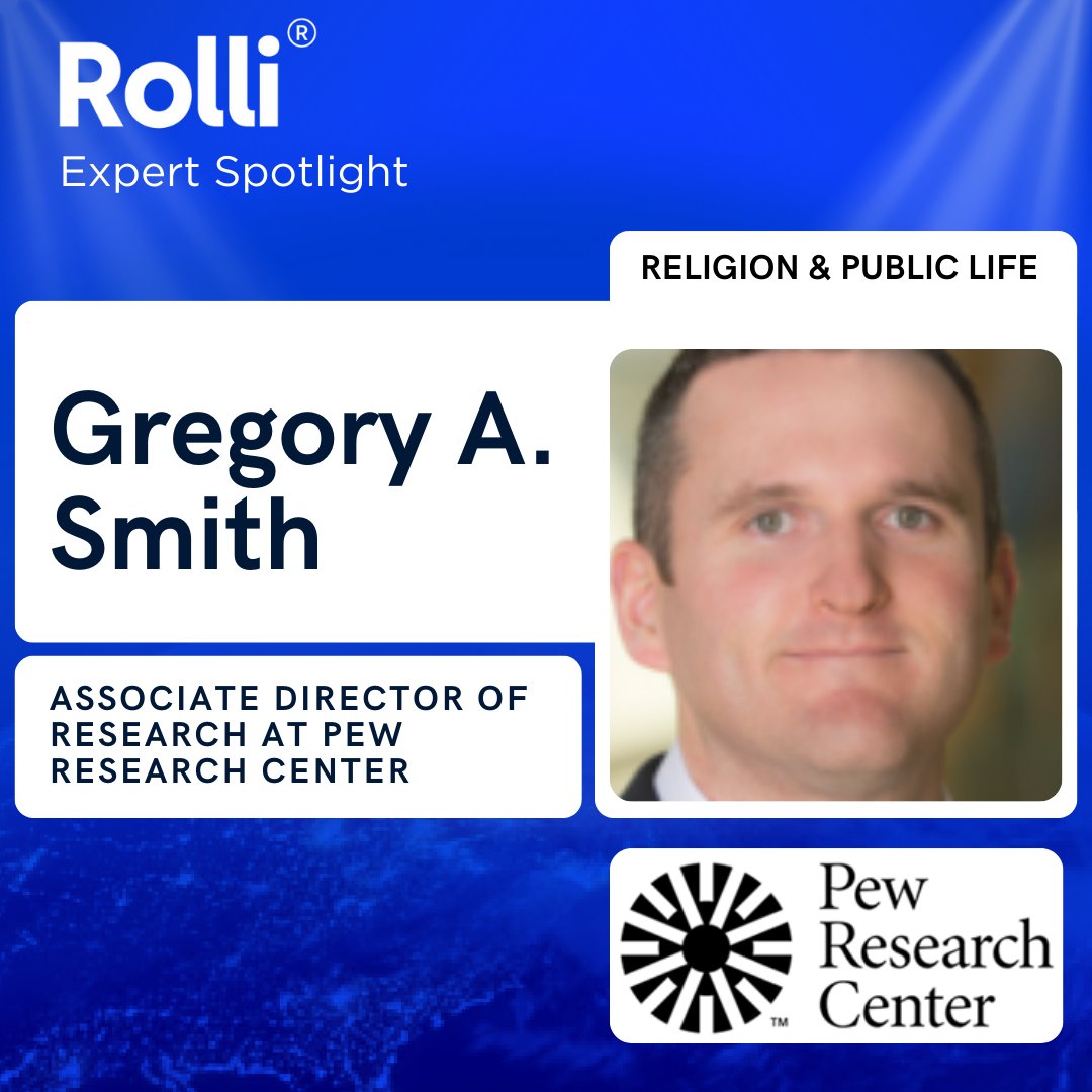 RolliApp's tweet photo. Welcome to Rolli's Expert Spotlight where we highlight one of our amazing expert sources from our weekly newsletter! Our story of the week is Pope Francis' health. Gregory A. Smith, Associate Director of Research at Pew Research Center, specializes in Catholicism https://t.co/XyhH9GSovD
