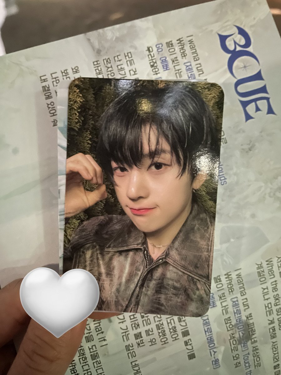 250226 BLUE 블루 엠카 공방포카 #석매튜 💗