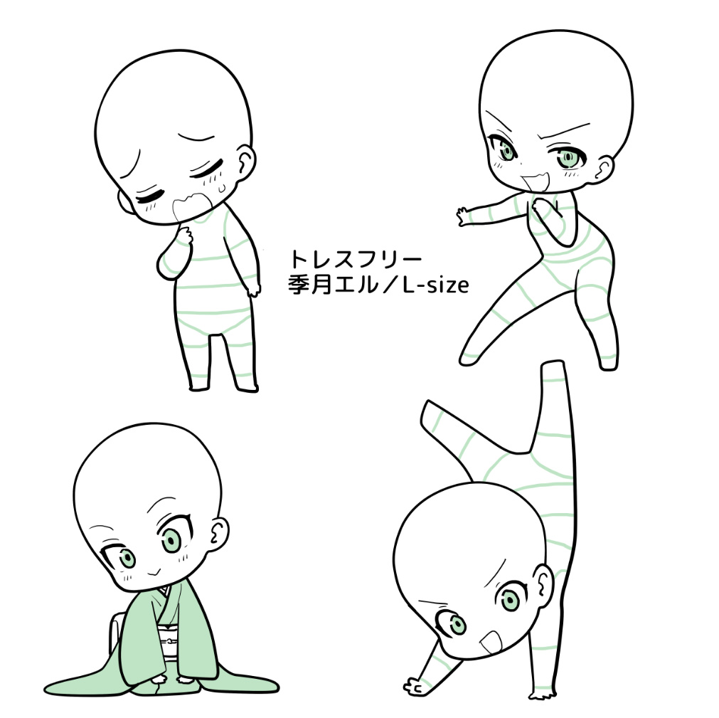 kiduki_L_size's tweet photo. 【���レスフリー】ちびキャラ　ミニキャラ
テーマもなく描いたものですけど、どうぞご自由にお使いください

・トレス＆模写 
・アレンジＯＫ 
・商用利用ＯＫ 
・報告はなくてもかまいません https://t.co/w8rBZnPtRI