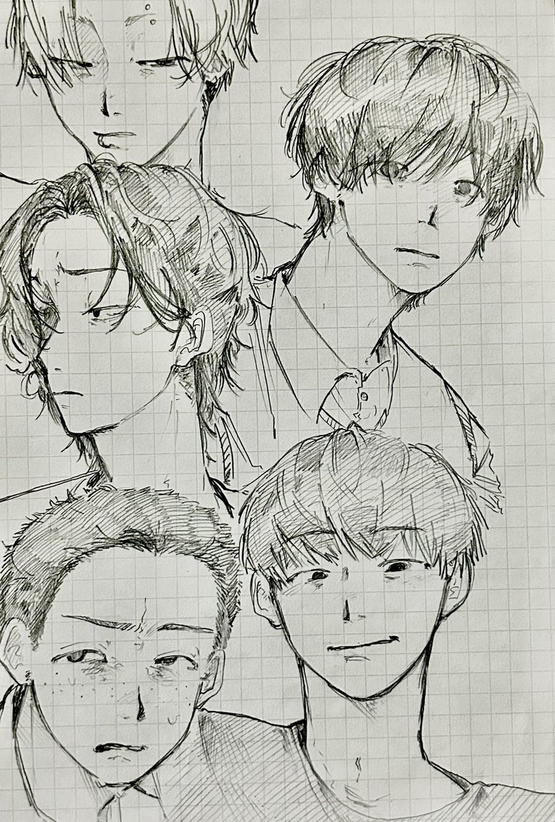 好みの見た目の男を描き続けてた