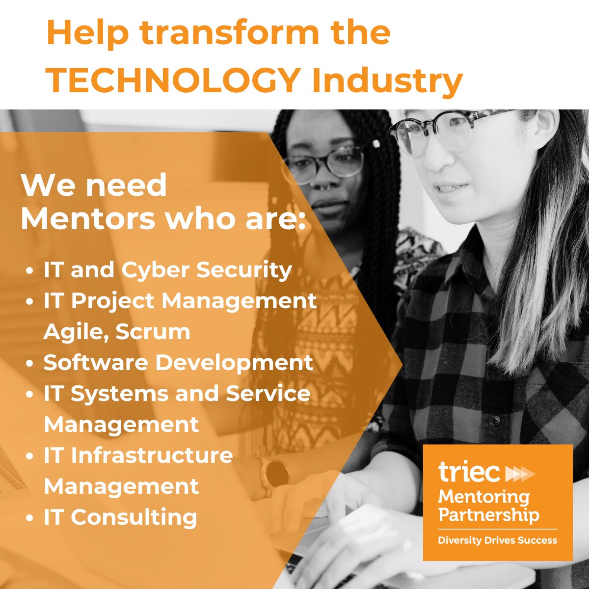 TRIEC's tweet photo. ⭐ Attention all IT professionals! ⭐

Are you passionate about your field and eager to share your knowledge? The TRIEC Mentoring Partnership (TMP) program needs your expertise!

By becoming a mentor, you will:

- Guide the next generation of tech professionals

- Enhance leadership experience to boost your career

- Expand your professional network with industry peers

- Uncover new insights that can advance your career that drive innovation and career advancement

Contribute to a thriving tech ecosystem while expanding your expertise.

Sign up today and make a significant impact! https://t.co/kxpdON1le0

#TMP #TRIEC #TRIECMentoringPartnership #Mentorship #TechProfessionals #CareerAdvancement #ProfessionalGrowth #TechLeaders #MentorNow #IT #technology #tech #innovation #technews #artificialintelligence #AI #machinelearning #coding #programming #software #hardware #techtrends #data #bigdata #cloudcomputing #IoT #internetofthings #blockchain #cybersecurity #robotics