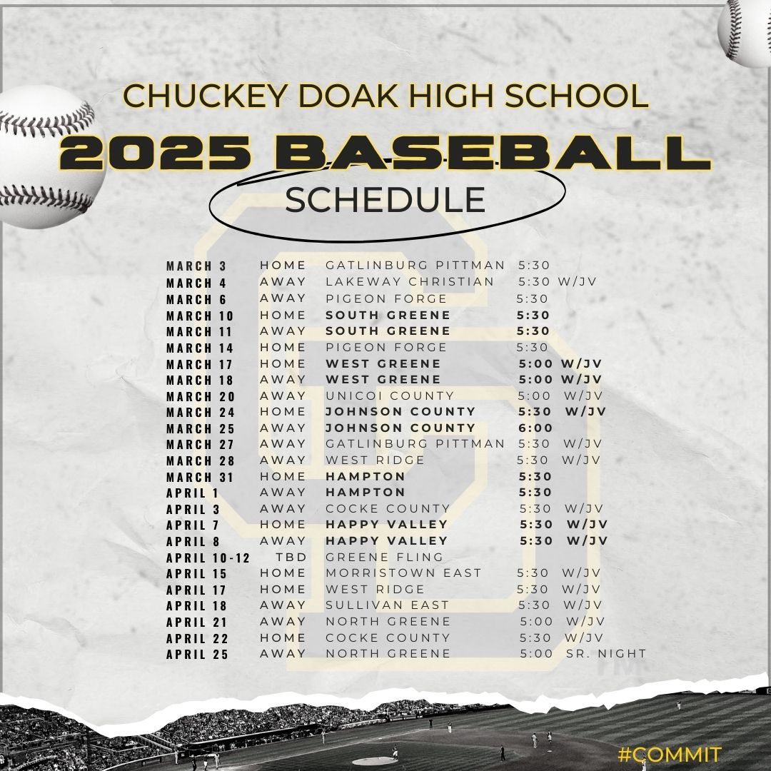 Chuckey-Doak High School Baseball tweet media