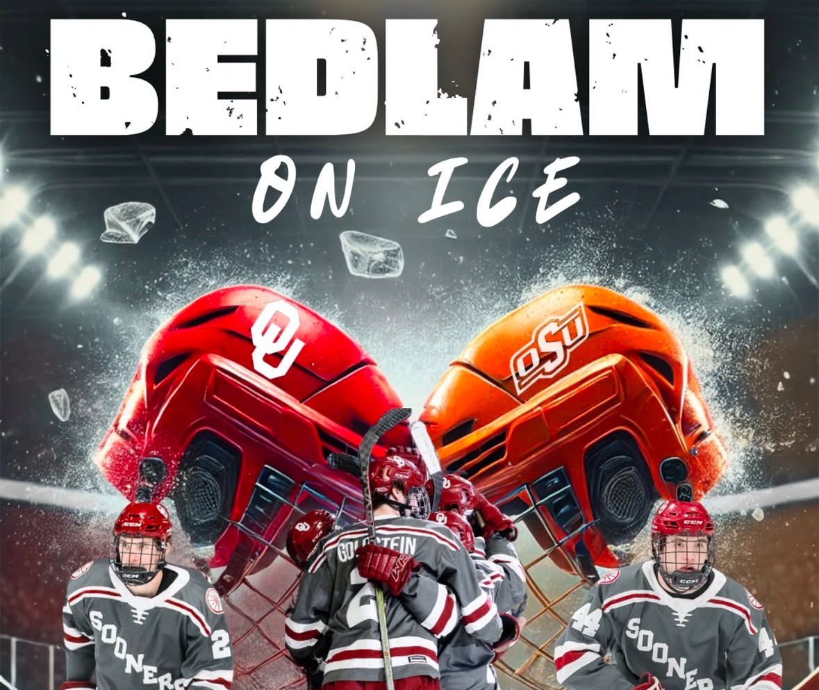 SoonerHockeyTV's tweet photo. We’d love to see you on stream Saturday, but we’d love to see you even more in person!

Bedlam tickets are still available, and also provide admission to the Tulsa Oilers game afterwards!

Get your tickets here: https://t.co/FTD48MPdoj https://t.co/Eaa4TCUcRM