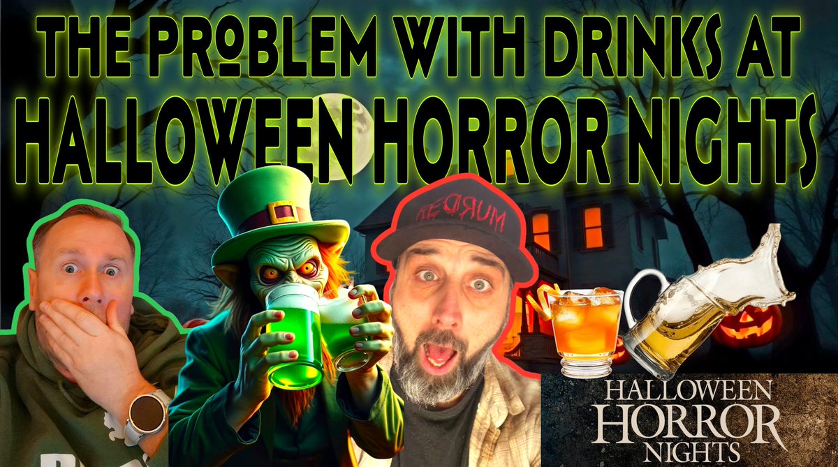 hhepod's tweet photo. We record a new #HHN podcast episode on Thursday.  What's the one problem you have with drinking alcohol at Halloween Horror Nights? 
Could be the price or lack of drinks you like, drunk people, etc.
Comment below, and we read it on the episode 
@HorrorNights @HorrorNightsORL https://t.co/vz2MswBur0