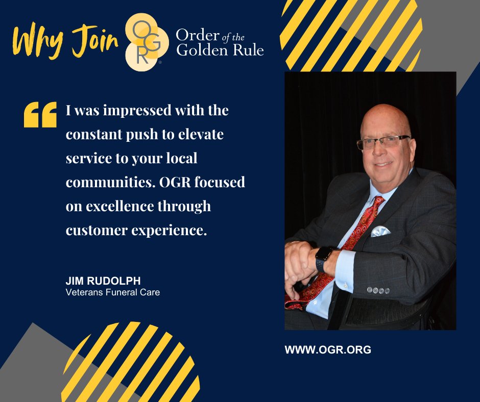 Why join #OGR? The resources provided by OGR will help your #FuneralHome elevate the service you provide to your community. Learn more at ogr.org #FuneralDirectors #FuneralLeaders