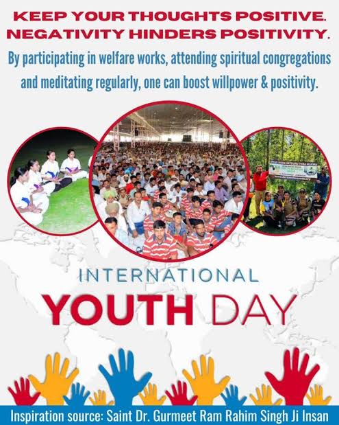 Balwind23083857's tweet photo. #EmpoweringYouth #EmpowerYouth #Youth
#TipsForYouthByMSG
#YouthEmpowerment
#FutureOfTheNation #StrongGeneration
#DEPTH #SAFE #YouthDevelopment
#EquipYouthForBetterment
#FutureOfNation #InspiringYouth
#DeraSachaSauda #RamRahim
#BabaRamRahim #SaintDrMSG
#GurmeetRamRahim https://t.co/zo68fQ2VwA
