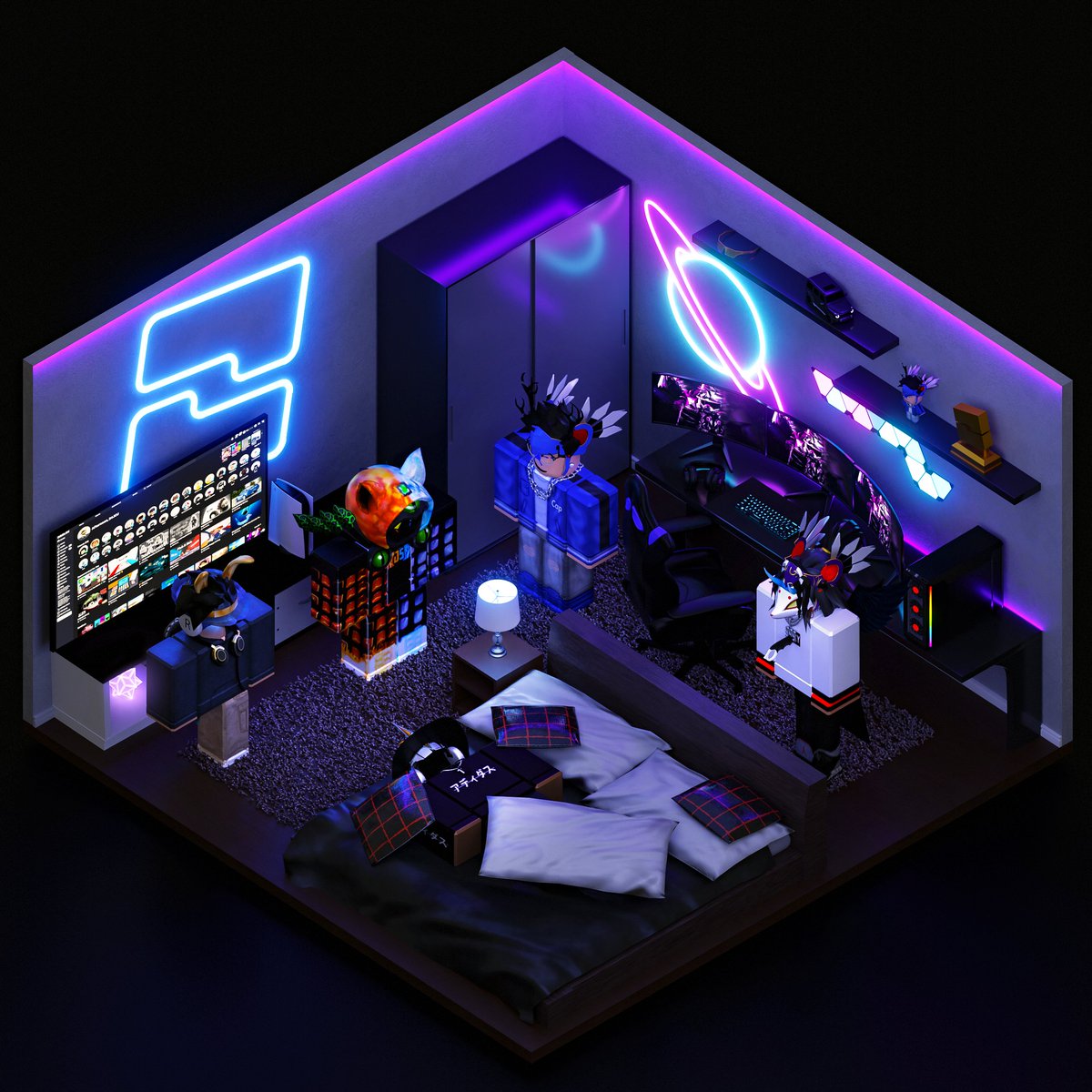 Z4JC0's tweet image. i made something and added some buddies ;D
#Roblox #RobloxDev #RobloxGFX #RobloxArt