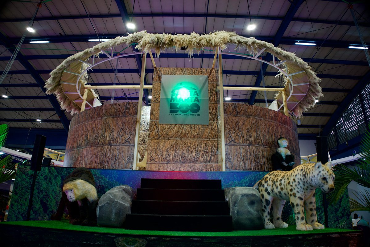 Ya estamos en <a href="/CorferiasBogota/">Corferias</a> para la #VitrinaANATO2025. Santa Marta es el Destino Invitado de Honor en la feria de turismo más importante de Colombia.

Nuestro stand ha sido diseñado para reflejar toda la riqueza de nuestro destino. Desde hoy hasta el 28, estaremos aquí