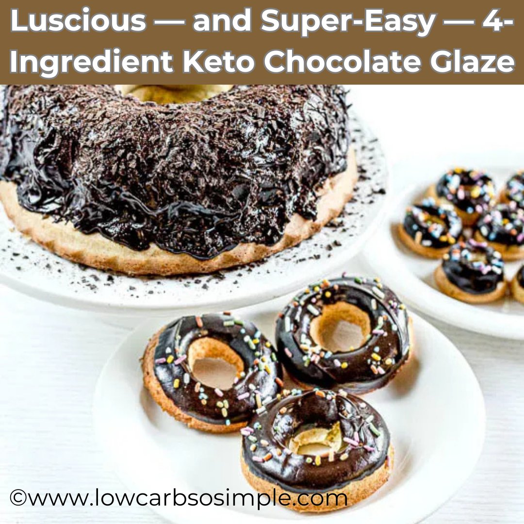 lowcarbsosimple's tweet image. It's my son's 14th birthday today, and I used this Luscious and Super-Easy 4-Ingredient Keto Chocolate Glaze to top his birthday cake! 🎂🍫✨ Check it out and indulge in chocolatey goodness!

👉 Recipe: lowcarbsosimple.com/luscious-and-s…

#KetoRecipes #LowCarb #KetoBaking #lowcarbsosimple
