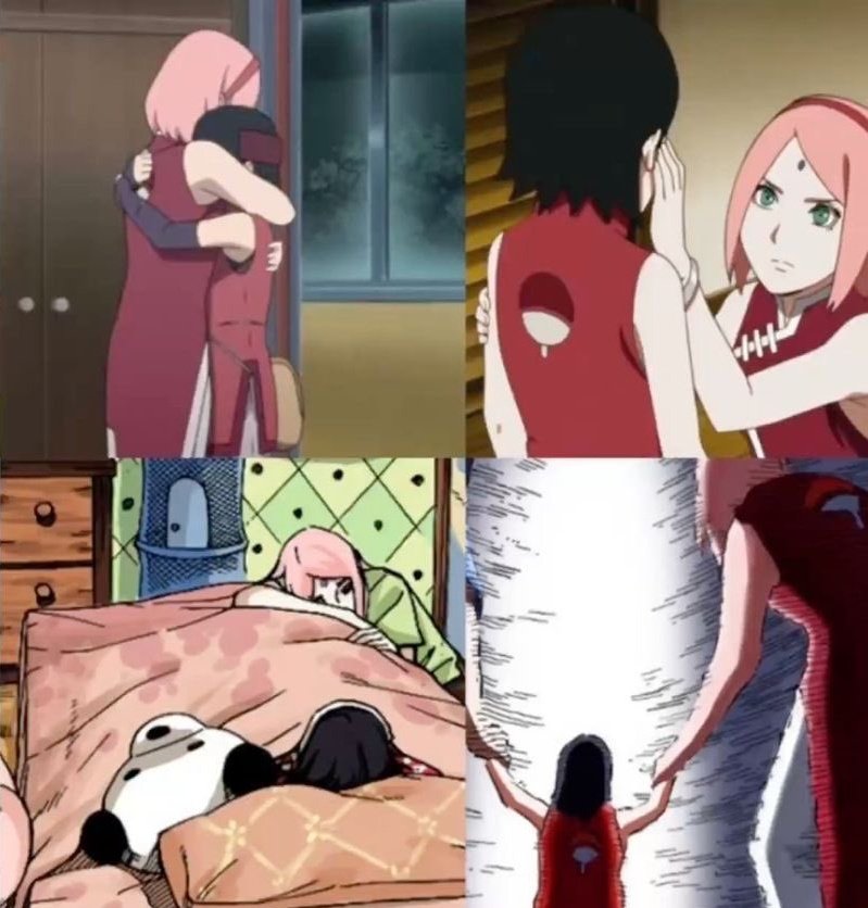 MeeKiffer's tweet image. Mundo acabando: A

Boruto, Sasuke e Sakura: E a Sarada, ela tá bem? Isso afeta ela?