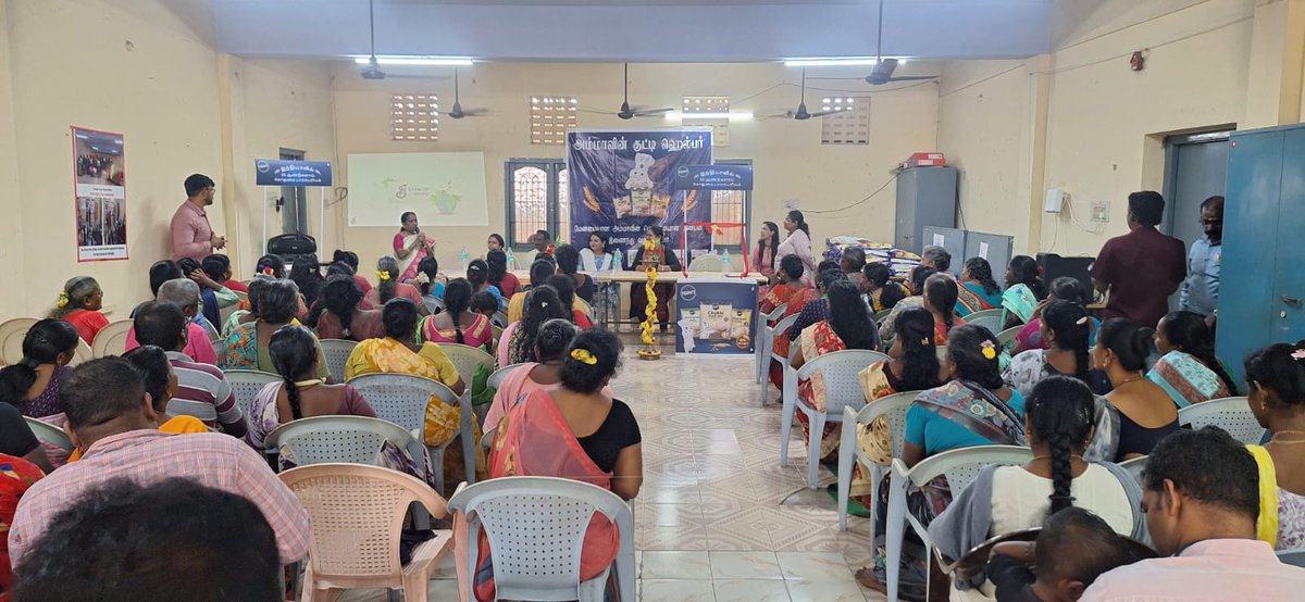 PraizFoundation's tweet photo. General Mills India in partnership with Praise Foundation has launched Amma's Little Helper: a nutrition support program to provide food security and nourishment to 500 BPL families on a monthly basis, at Vysarpadi, Chennai.

#nutritionsupport #foodsecurity https://t.co/mIFdUpJtNY