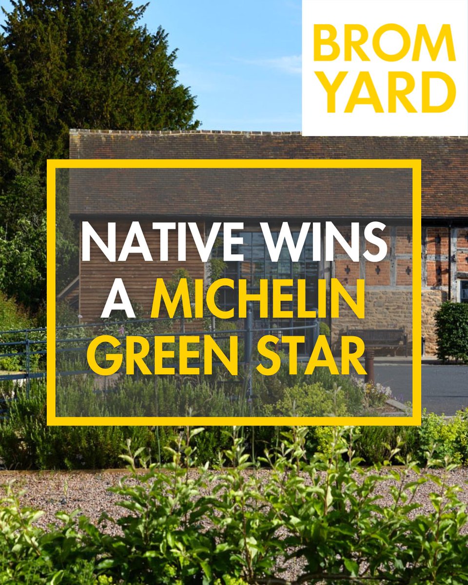 Exciting news! Native has just earned the Michelin Green Star for sustainable gastronomy. Well done! 🎉 If you haven’t visited yet, now’s the time to experience this amazing spot.

destinationbromyard.com/news/big-news-…

#VisitHerefordshire