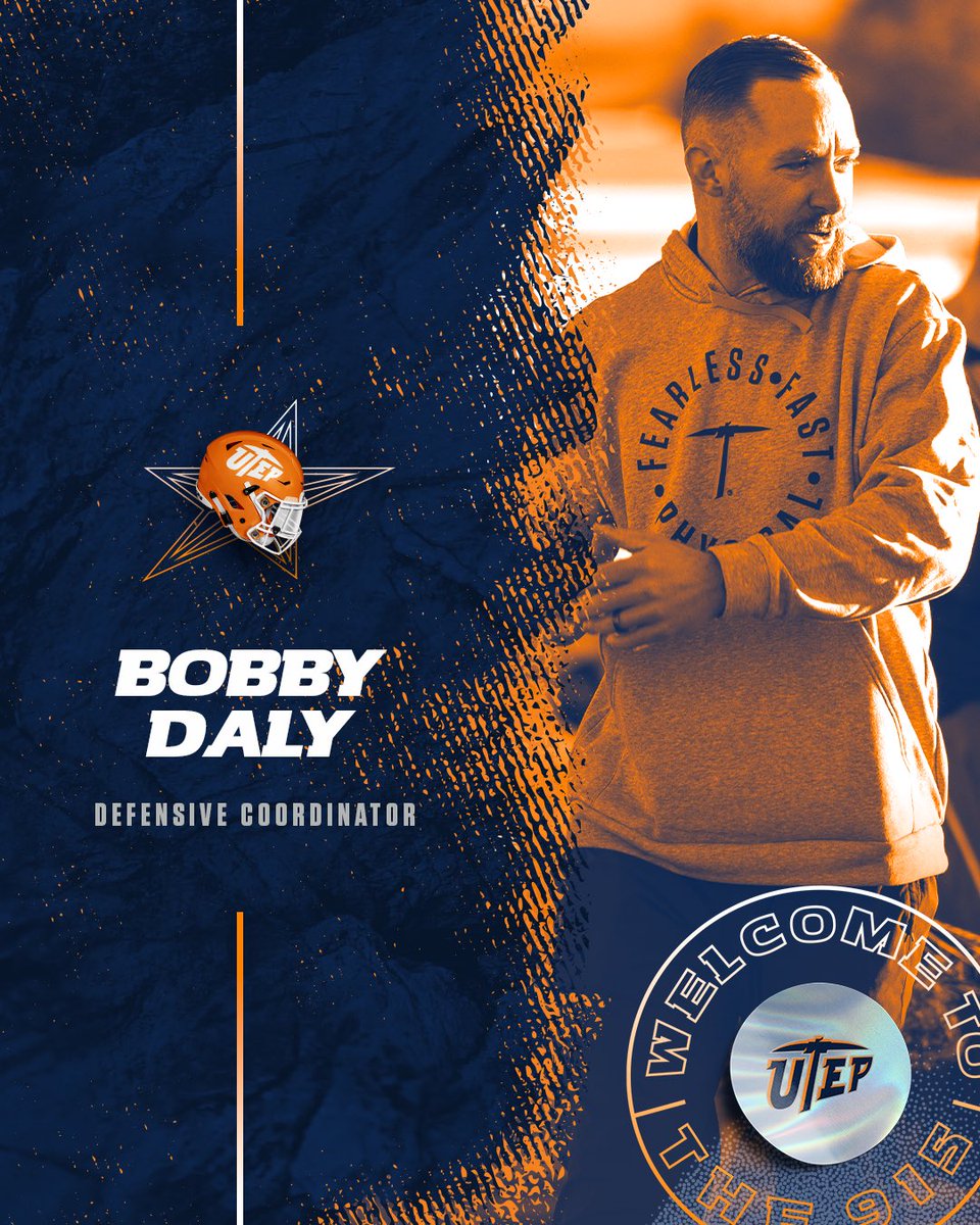 Welcome to the 915, Coach Daly!

#PicksUp | #WinTheWest