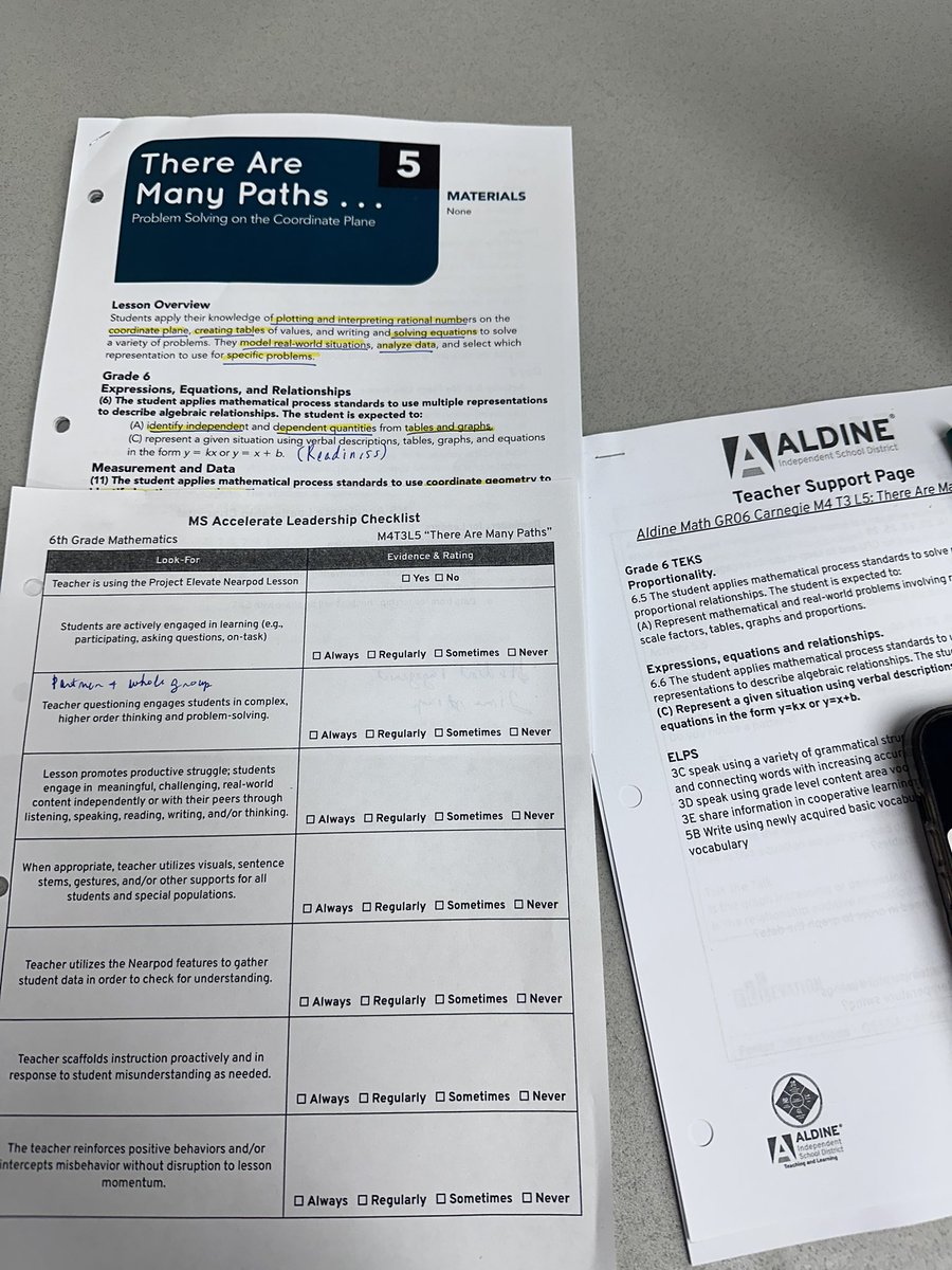 JeanaMAdams's tweet photo. Up early this Wednesday morning Learning and Growing with my @AldineISD Middle School colleagues! Thank you @TRod_Math13 for sharing knowledge and MS Accelerate Leadership Checklist with middle school administrators. @carnegiemath @nearpod @STARS_902 @DrCrystalWatson @DrFavy https://t.co/CumpdgSoib