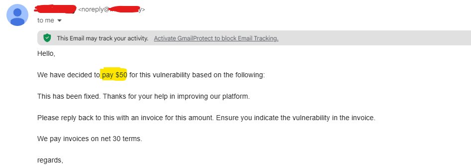 Small bounty small motivation 🙂 

Tip: IDOR in body/header is more vulnerable than ID in URL.
