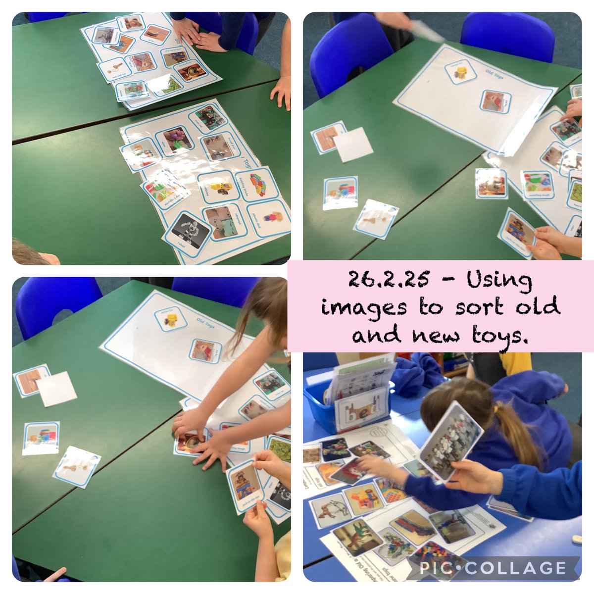 EdgeHade's tweet photo. A busy first week for Meerkats! In English we started a new book. In history we started learning about old and new toys. In DT we were describing and naming different fabrics and in science we have been investigating how the stem of a plant works. #HESHistory #HESDT #HESScience https://t.co/FS0gKue9Cp