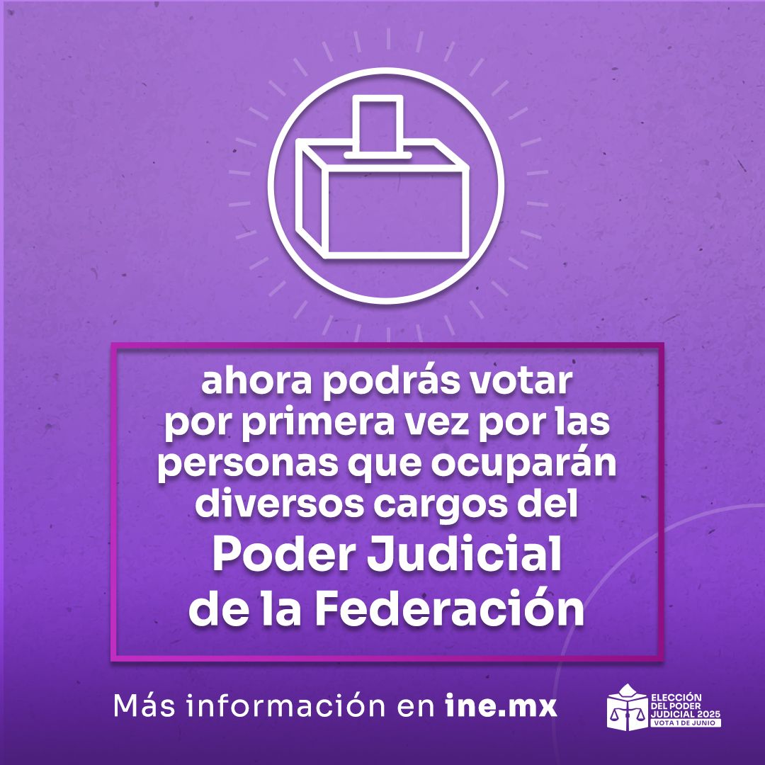 ¿Qué cargos se eligen en las Elecciones Judiciales 2025?

✅ 9 ministras y ministros de la SCJN.
✅ 2 magistraturas de la sala superior TEPJF.
✅ 15 magistraturas de salas regionales del TEPJF.
✅ 5 integrantes del Tribunal de Disciplina Judicial.
✅ 464 magistraturas de