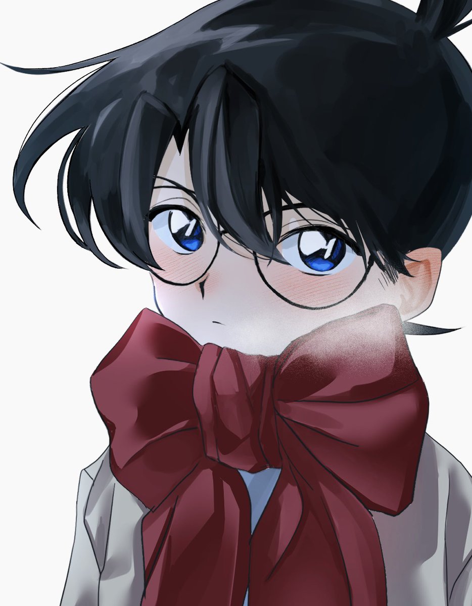 リボンマフラーのコナンくんメロかった