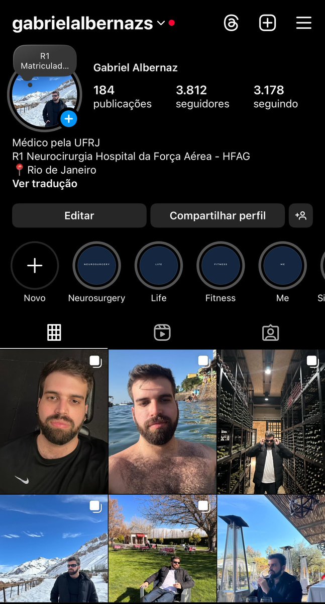 Neurinho é Real!!

Fiz da matrícula na residência hoje.

Automaticamente minha bio: