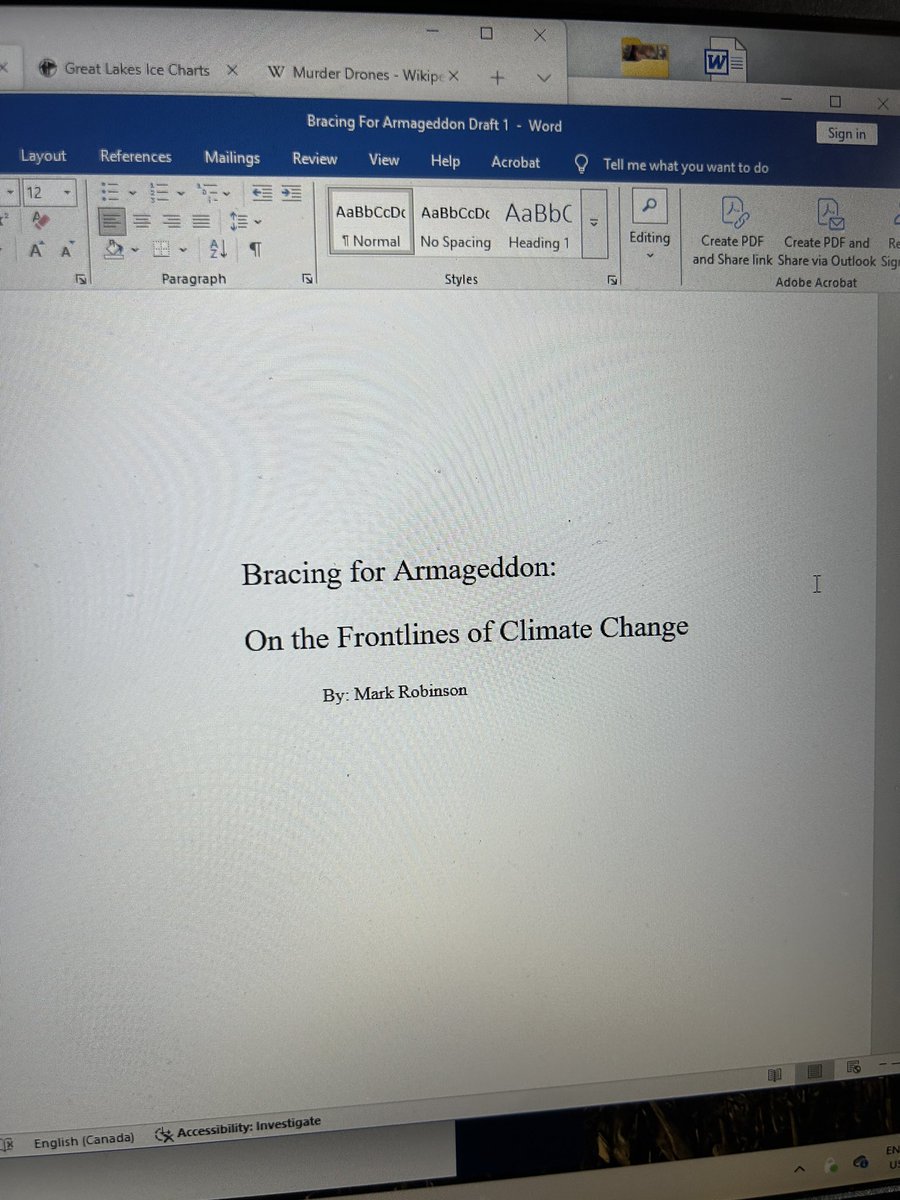 There it is. First draft of my book has been sent to <a href="/ecwpress/">ECW Press</a> and <a href="/jenralbert/">Jen Albert</a> !  I’m so nervous to see the level of edits I’m going to get back. Eeeeep. 😉 <a href="/weathernetwork/">The Weather Network</a>