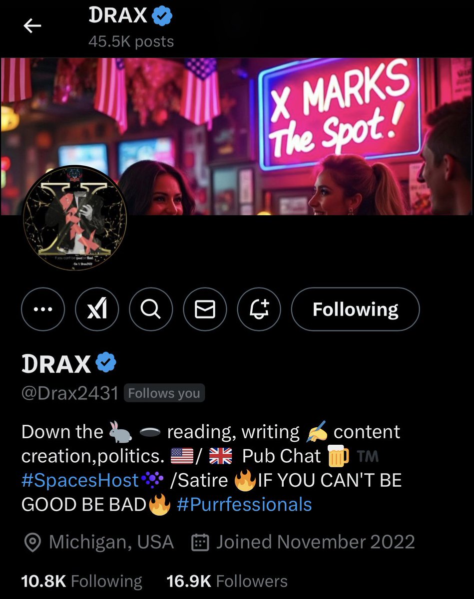 HELLO 👋 My FRIENDS CAN WE GET THIS PATRIOT TO 17 K FOLLOWERS TODAY?! He Will FOLLOW YOU BACK !❤️🤍💙💪👱‍♀️<a href="/Drax2431/">ᗪRAX</a> ! Thanks ☺️🥰