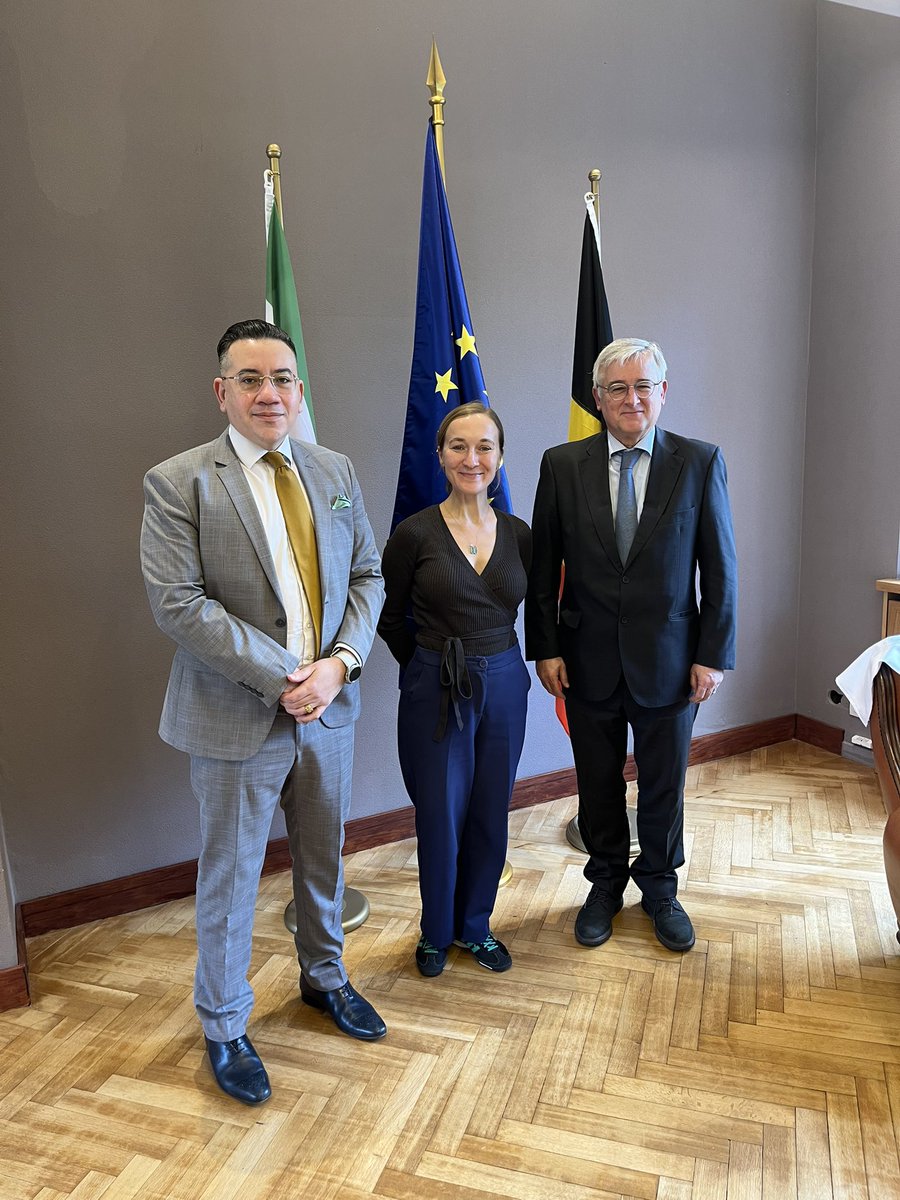 Great meeting with <a href="/gilbert_lierop/">Gilbert van Lierop</a> Ambassador of Suriname.We discussed the SIDS agenda and the need to strengthen EU cooperation with SIDS at a time when partnerships between democracies and advocates of a rules-based international order is more important and necessary than ever.