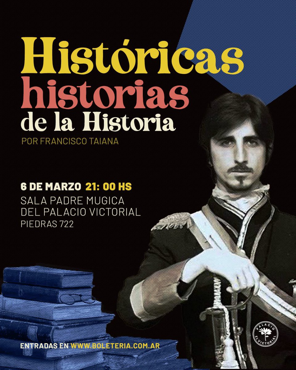 Arranca la temporada 2025 de único stand up sobre historia! 
Entradas: boleteria.com.ar/p/lagranestafa…