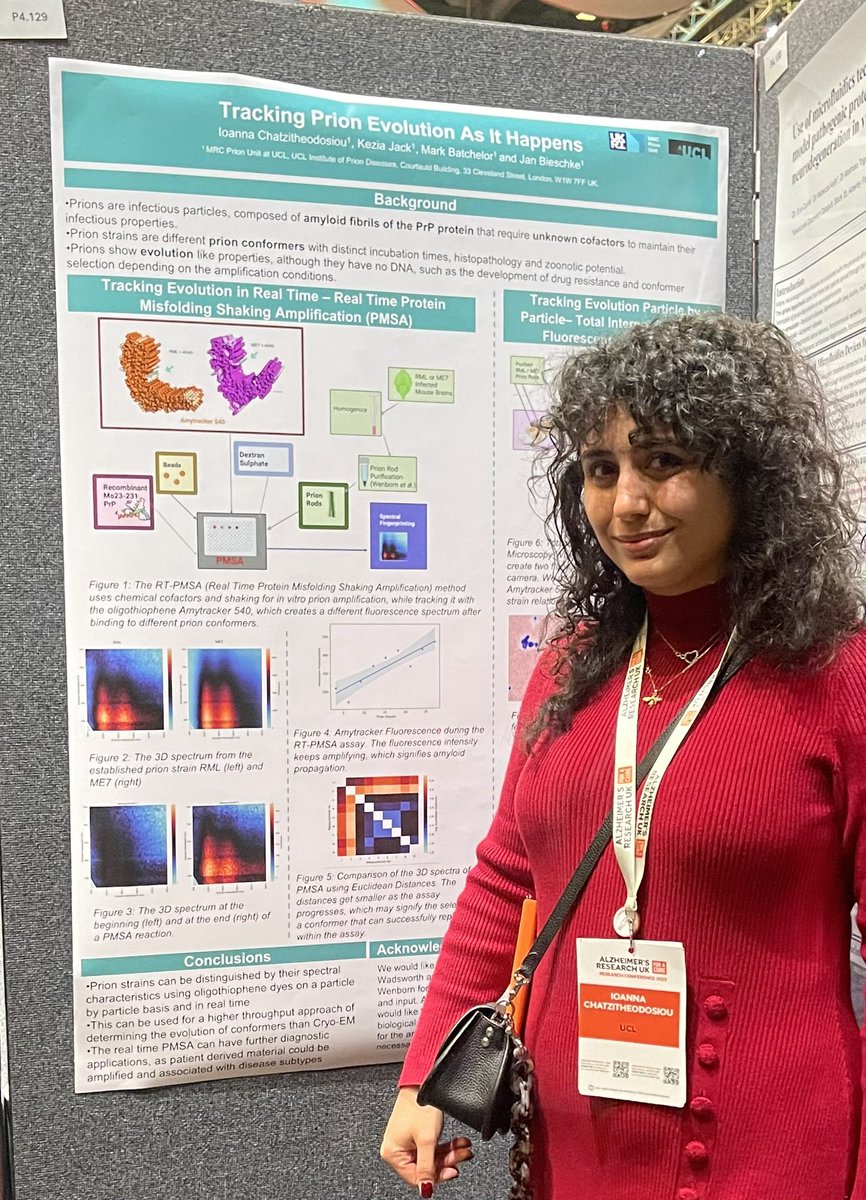 IoannaChat's tweet image. It was great to attend Alzheimer’s Research UK #ARUKConf25 conference in Birmingham and present my poster, I am looking forward to coming back into the lab with many new ideas