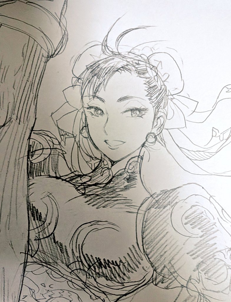 久々絵描くからなんか顔もバランスがズレちゃうね…気をつけなきゃ〜 