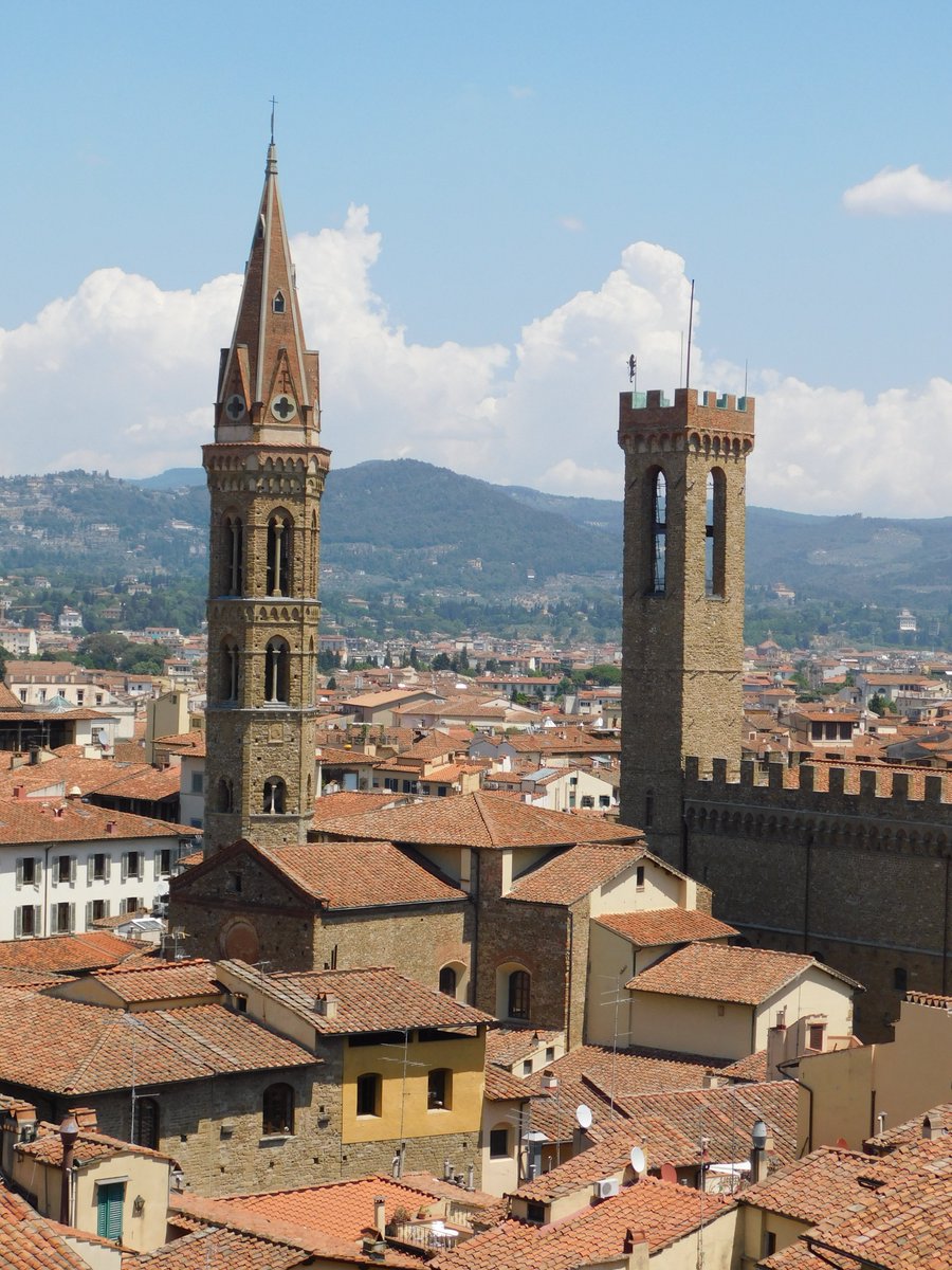 #SomethingBeautiful the towers of the Badia and the Bargello, Florence