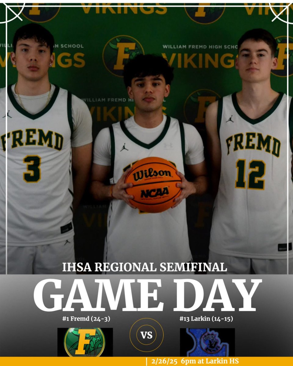 Vikings begin post season play vs. Larkin in the Larkin Regional. 6:00 tip.