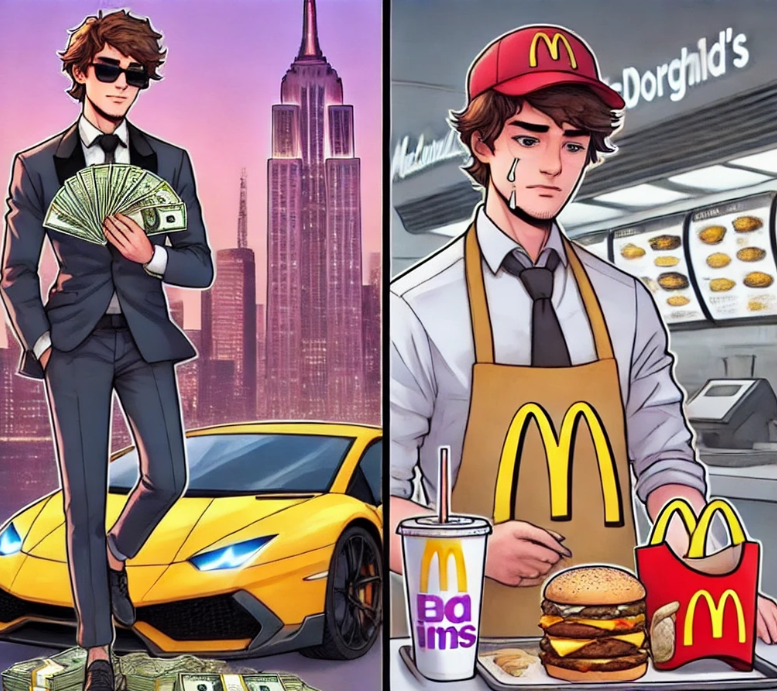 mr_principle_'s tweet photo. The crypto ride is wild! 🚀➡️🍔
#Crypto #LamboTime #McDonalds #Ethereum #Solana #Bitcoin #MEMECoin https://t.co/9O4ndhnKWJ