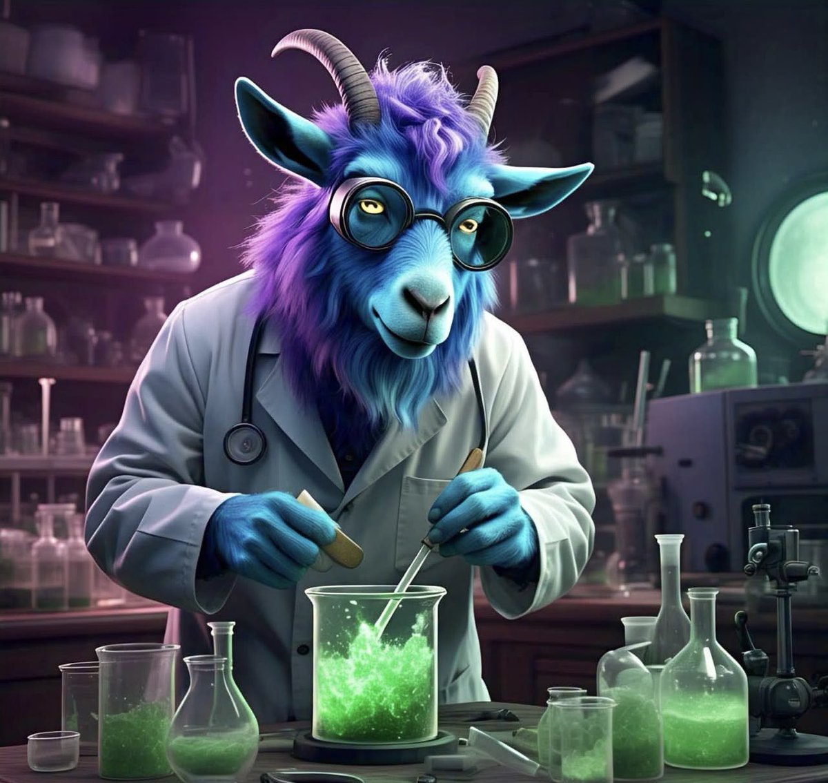 Always concocting something new. But real science and results take time. Time is on your side to DCA into $GOATS

#SolanaCommunity #Solana