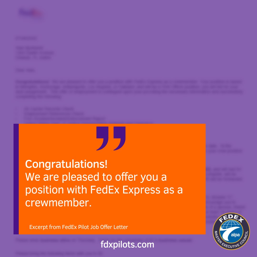 FedExPilots's tweet photo. FedEx was pleased to hire pilots but refuses to treat them like professionals. Relentless schedule optimization, and four years of stalled negotiations aren’t the career pilots were promised. 
🔗: https://t.co/pu3v4kVLDM
#FedExBrokenPromises 

@alpapilots
@FedEx https://t.co/4A92xHYaN2