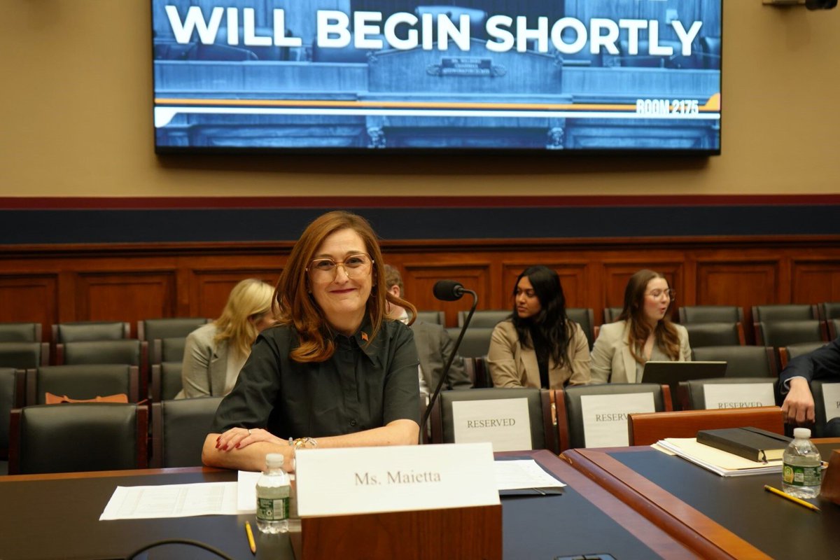 AHLA's tweet photo. 📽 AHLA is live right now from Capitol Hill!

Watch @AHLACEO Rosanna Maietta testify on the state of the American workforce in the hotel industry: https://t.co/54PioKXIXJ https://t.co/R9AAkxjF1b