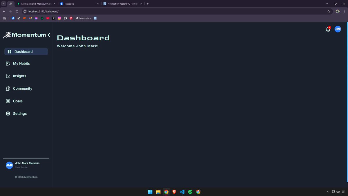 dev_jaem_com's tweet image. Currently starting to create the user landing page.

Active Github Repository:
github.com/equinoxYttrium…


#devjaem #ReactJS #OwnProjects #developer #code