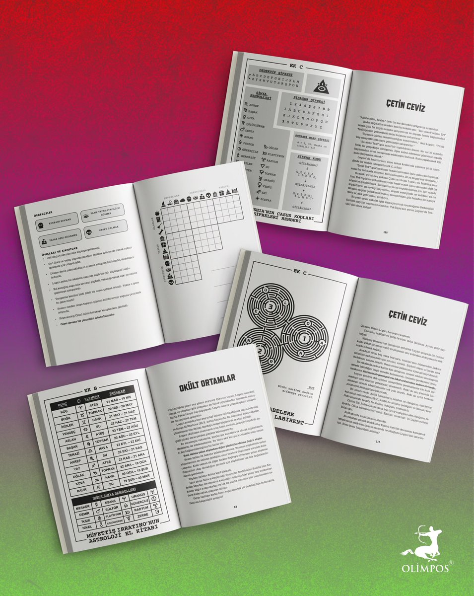 Dünyanın en meşhur gizem çözme üstadı Çıkarım Ustası Logico’nun vaka dosyalarının ilk resmi baskısı olan “Murdle" serisine hoş geldiniz.
Suçla savaşarak geçirilen hayatların anlatıldığı hatıratların aksine bu Murdlelar alelade hikâyeler değil, aynı zamanda çözebileceğiniz